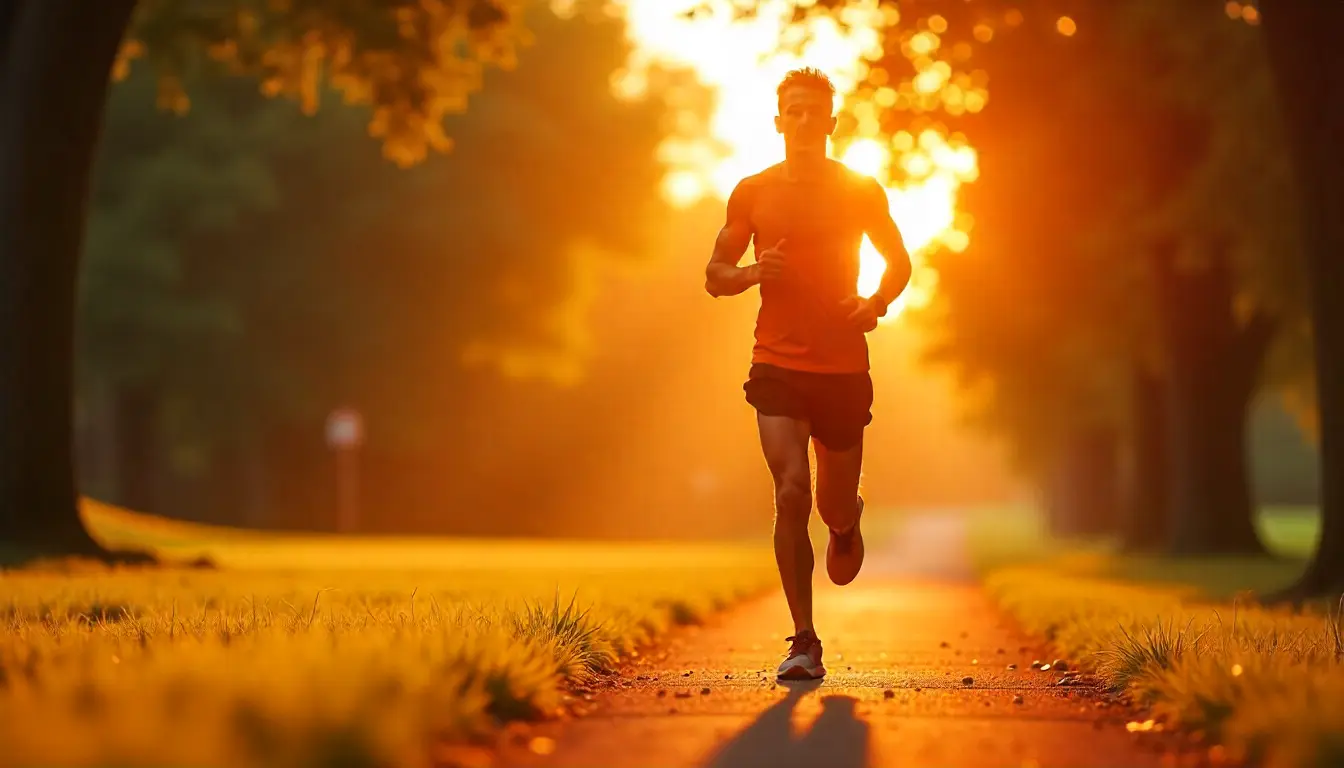 Person jogging with energy boost from Mitolyn for weight loss and mitochondrial support.