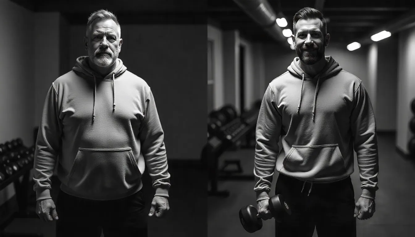 Before and after using Mitolyn for 30 days