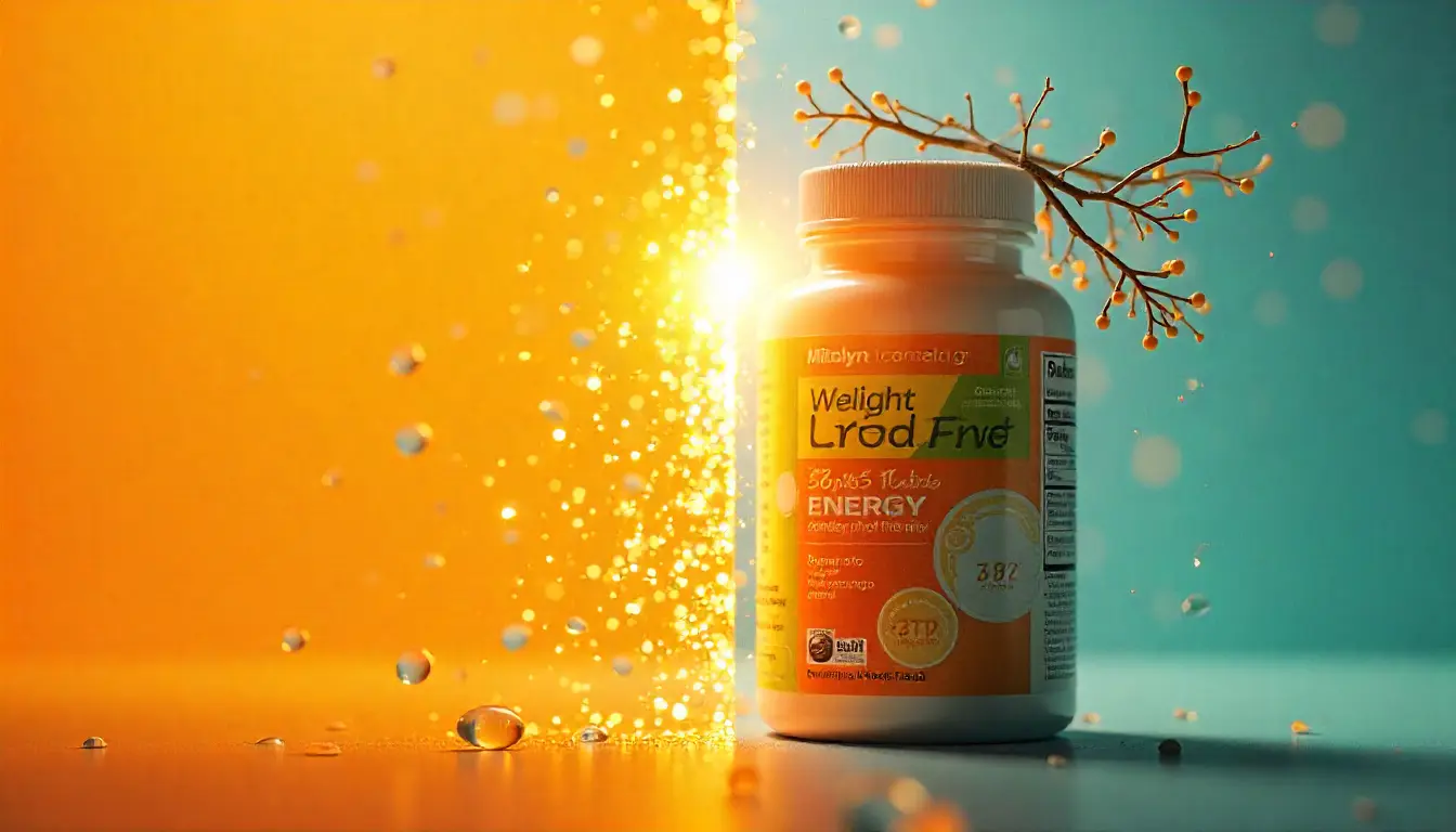 Before and after transformation showing how Mitolyn Weight Loss boosts