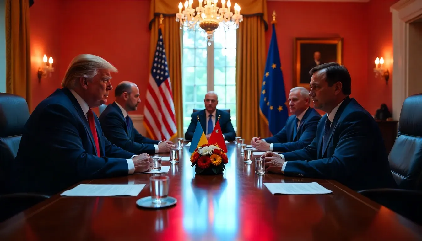 Trump announcement at White House for international unity