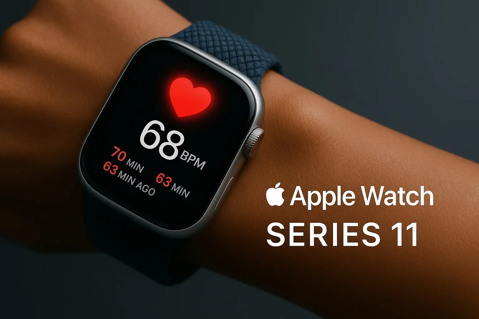 Apple Watch Series 11 with AI health features.