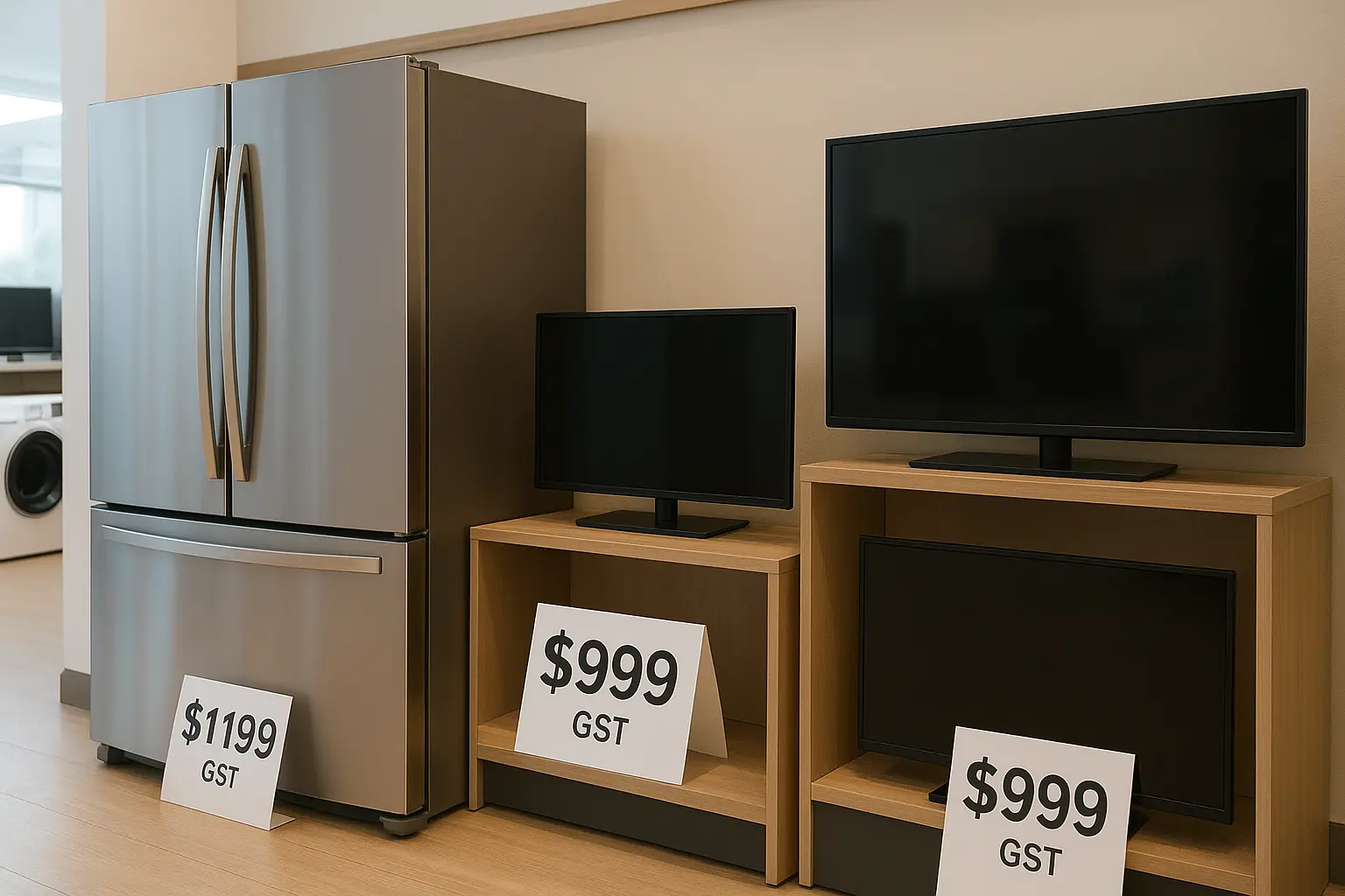 GST rate on electronic items affecting home appliances