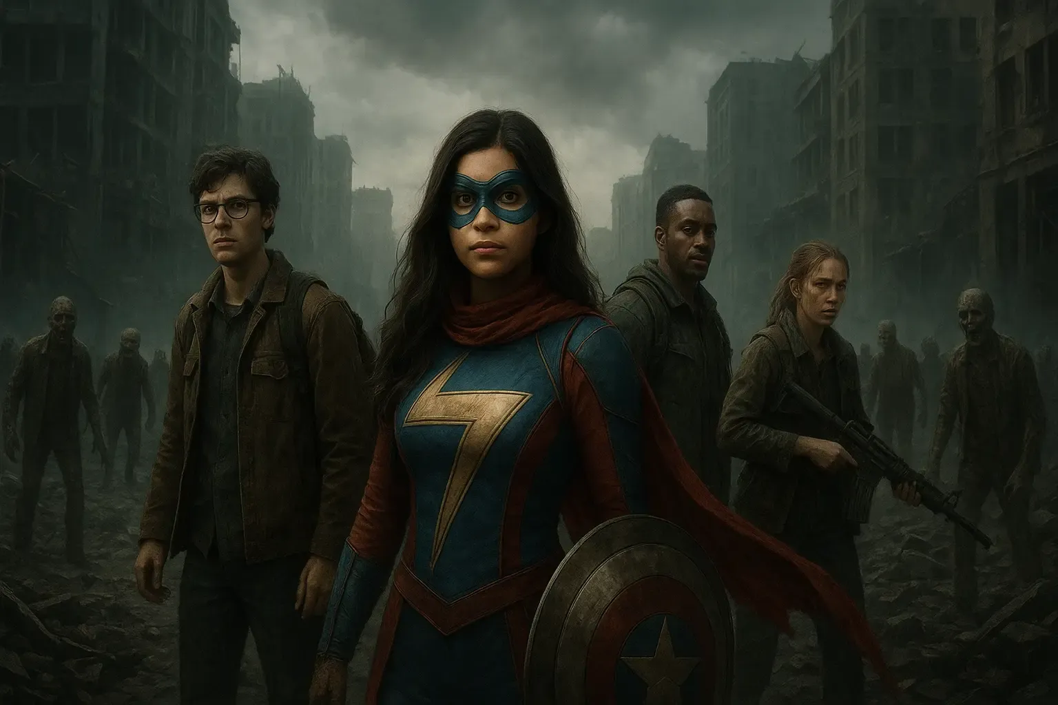 Marvel Zombies vs What If Blade Knight action