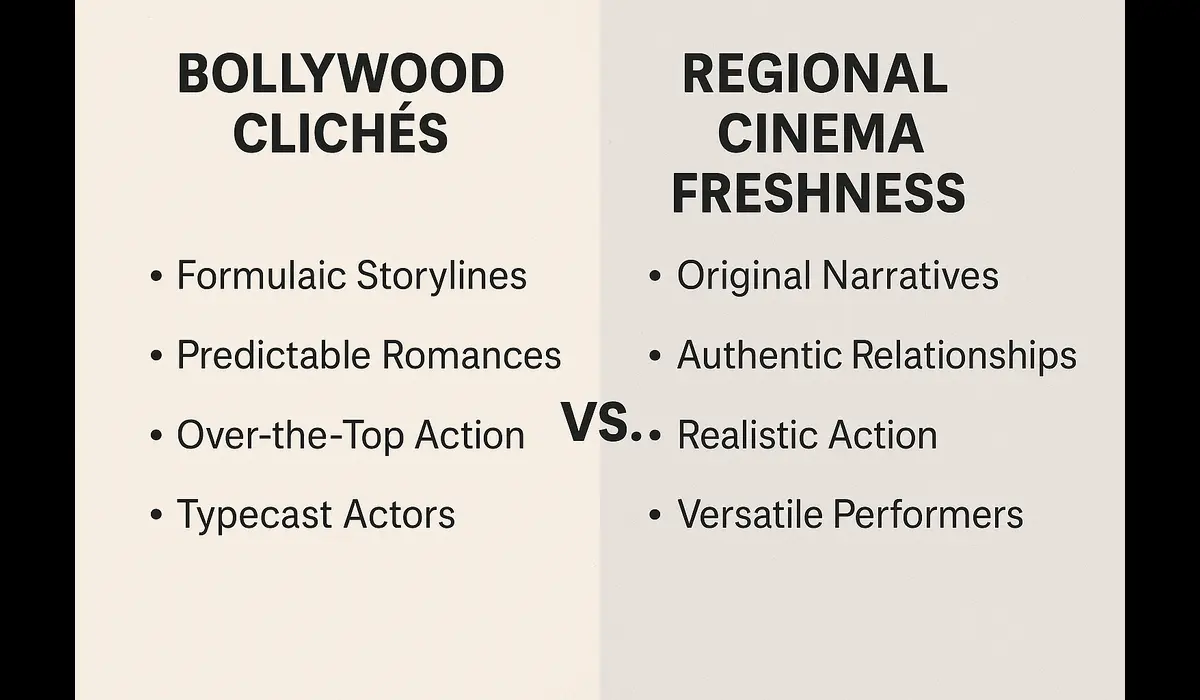 Bollywood vs regional cinema storytelling.