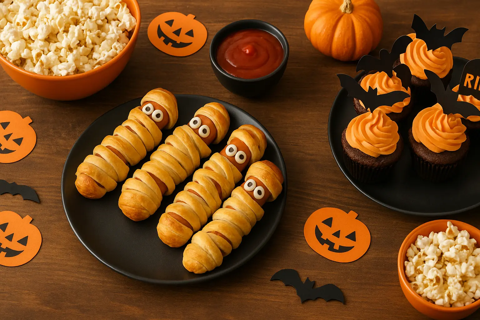 halloween party food ideas cheap – spooky snacks table