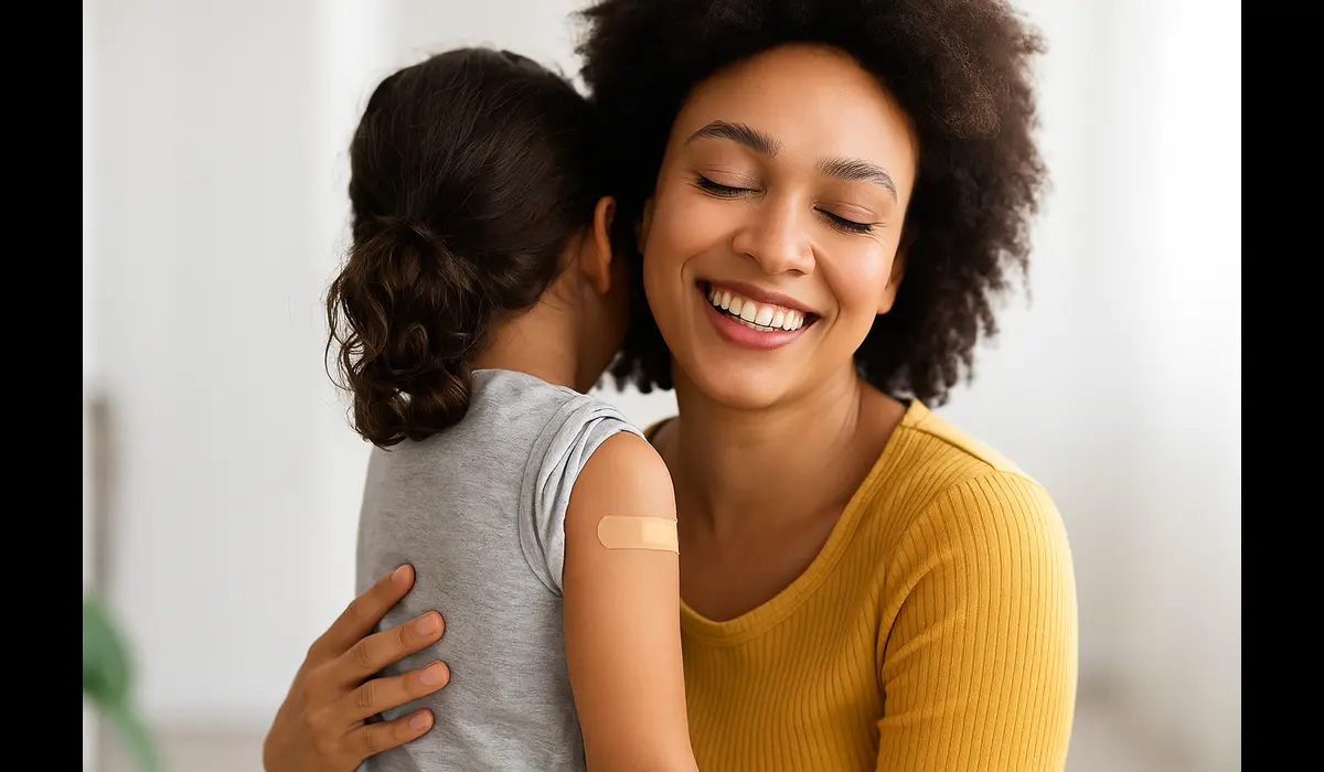 Parent reassured about MMR vaccine side effects