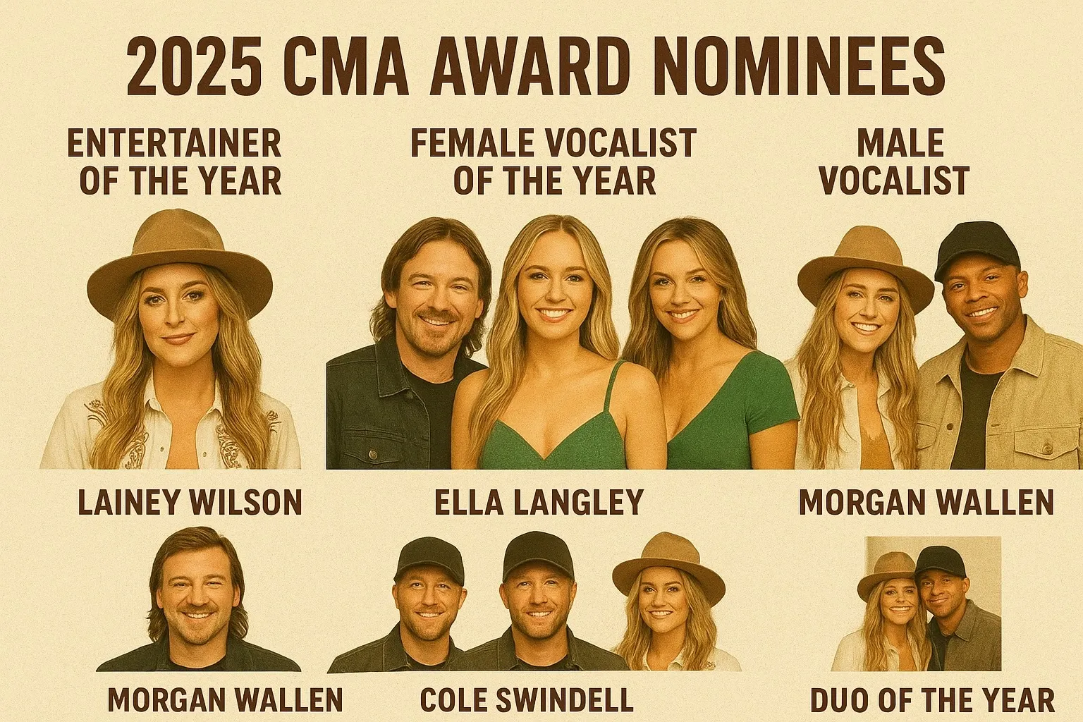 CMA Awards 2025 stage performance.