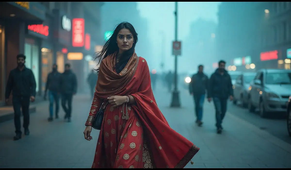 extreme cold Delhi 2025 commuter