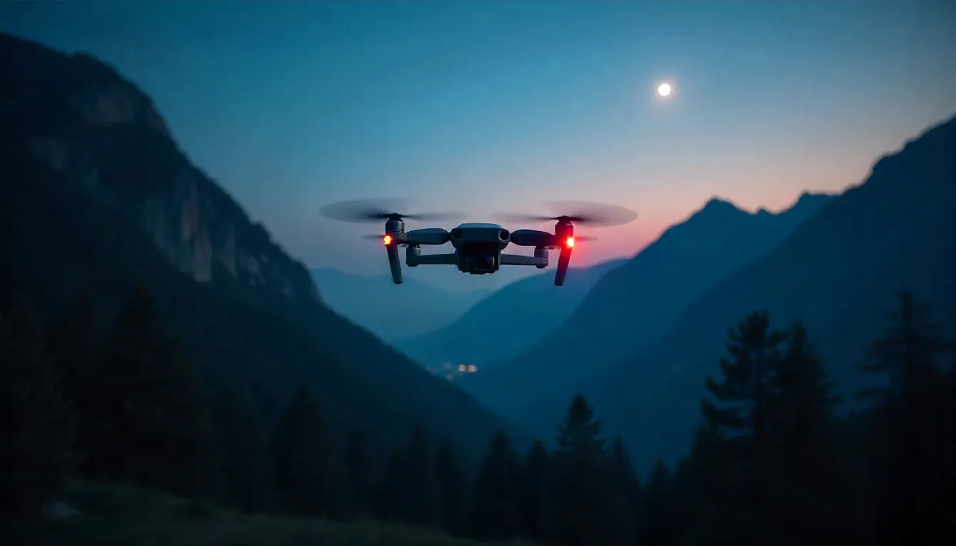 DJI Mini 5 Pro drone capturing 6K video