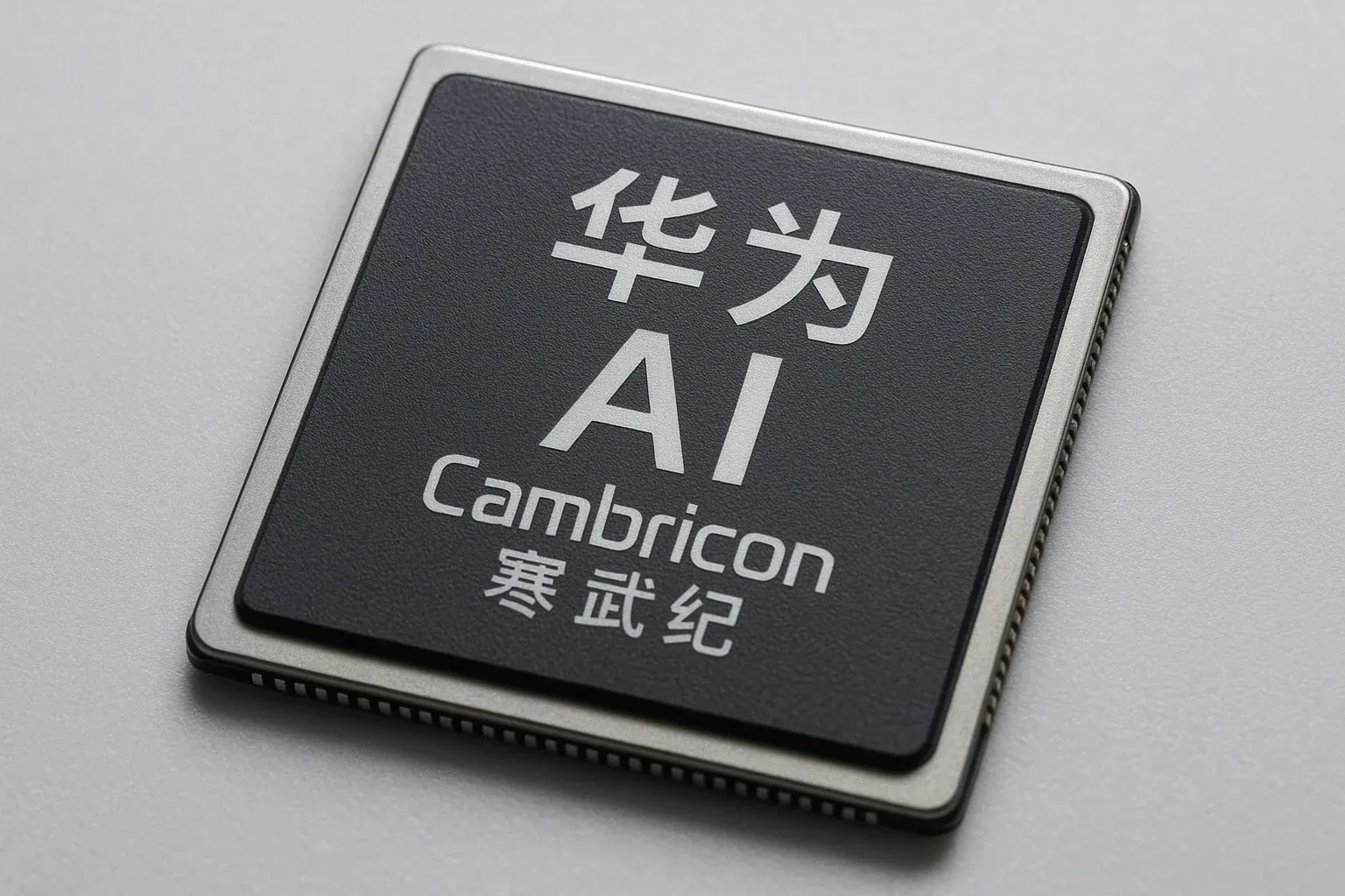 Chinese AI chip model from Huawei or Cambricon
