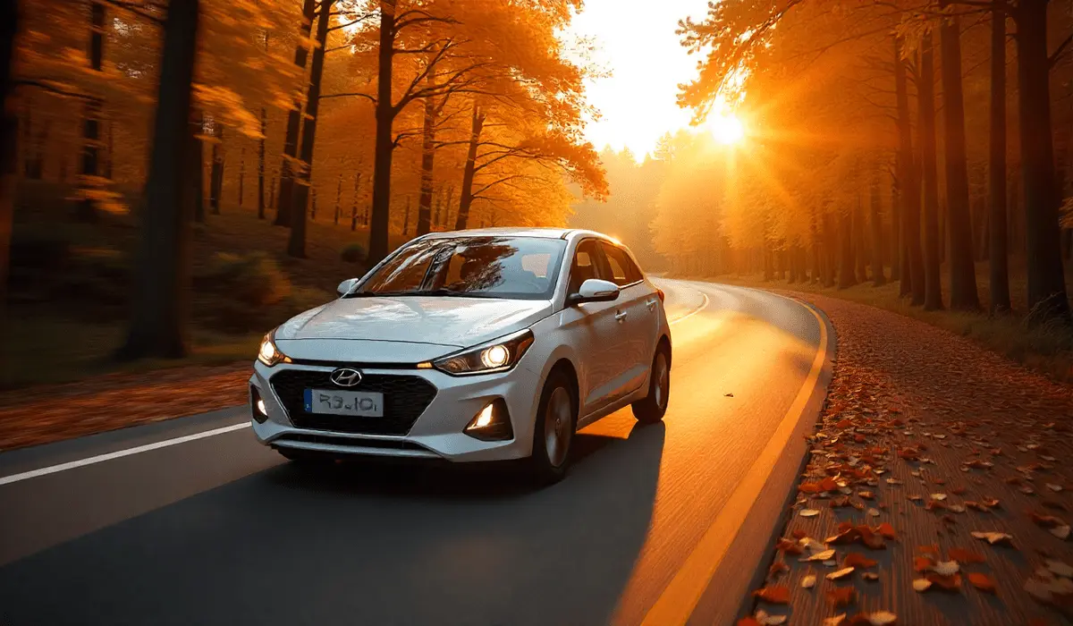 Hyundai i20 mileage chart showing manual vs automatic