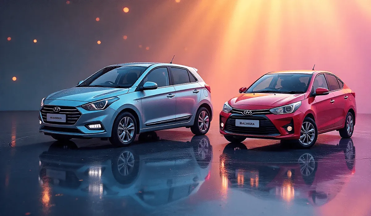 Hyundai i20 top model price comparison with Baleno, Altroz, and Glanza