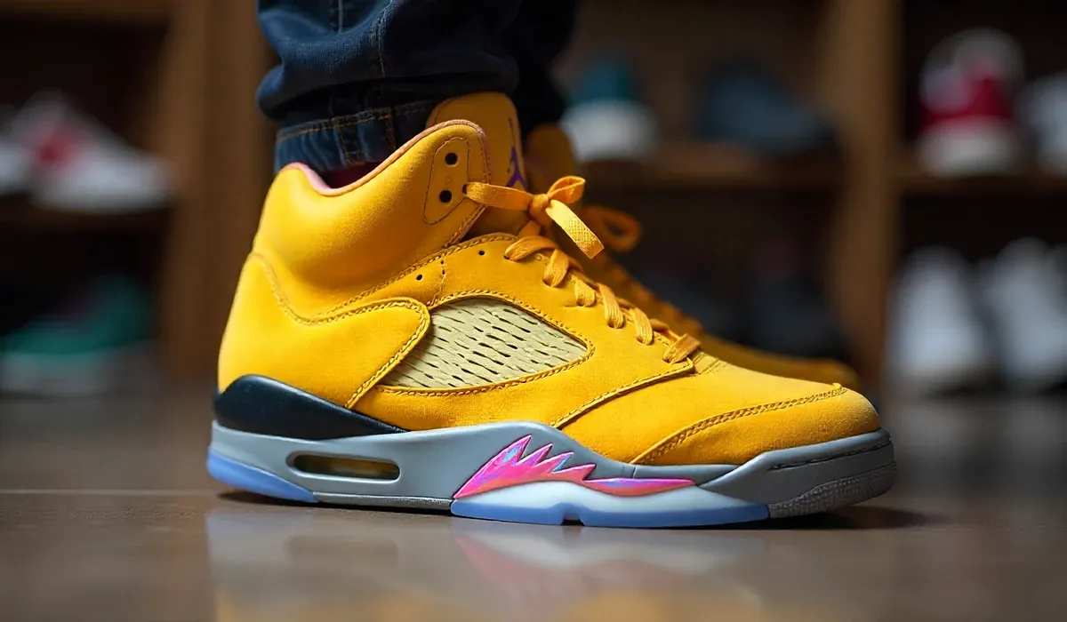 ordan 5 Tokyo yellow suede comfort test