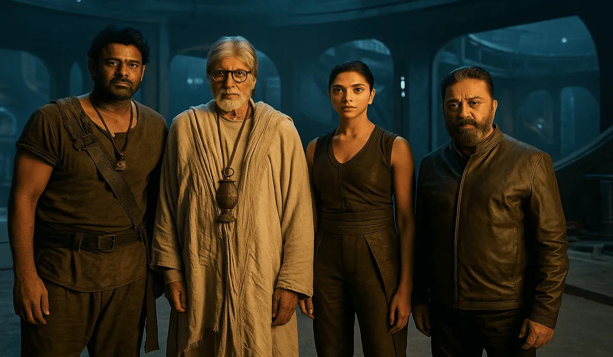 Kalki 2898 AD cast with Deepika Padukone.