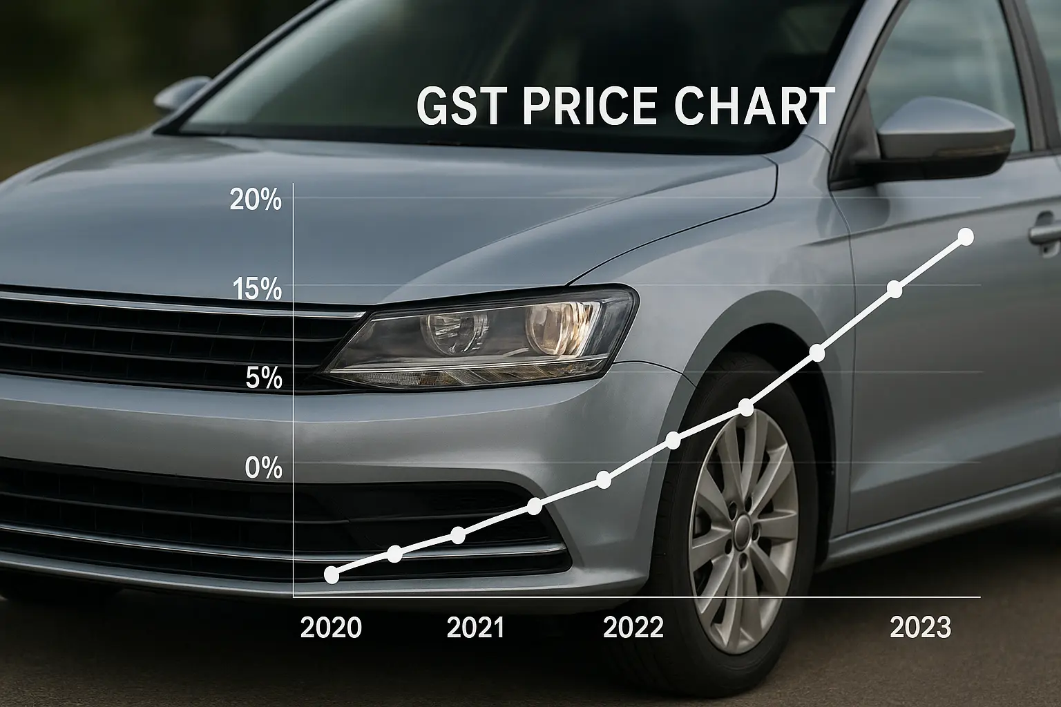 gst rates for mid-size cars