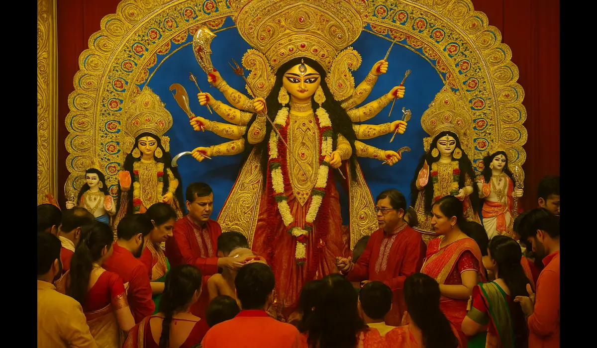 Navratri festival 2025 Durga puja