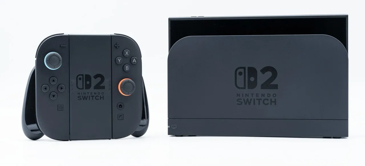 Nintendo Switch 2 displaying 1080p gameplay with price overlay.