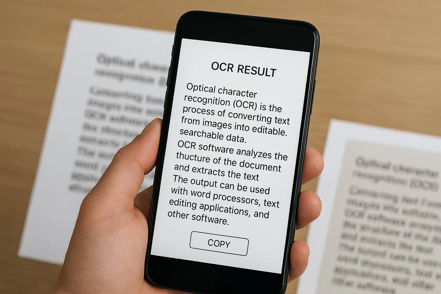 OCR mobile app