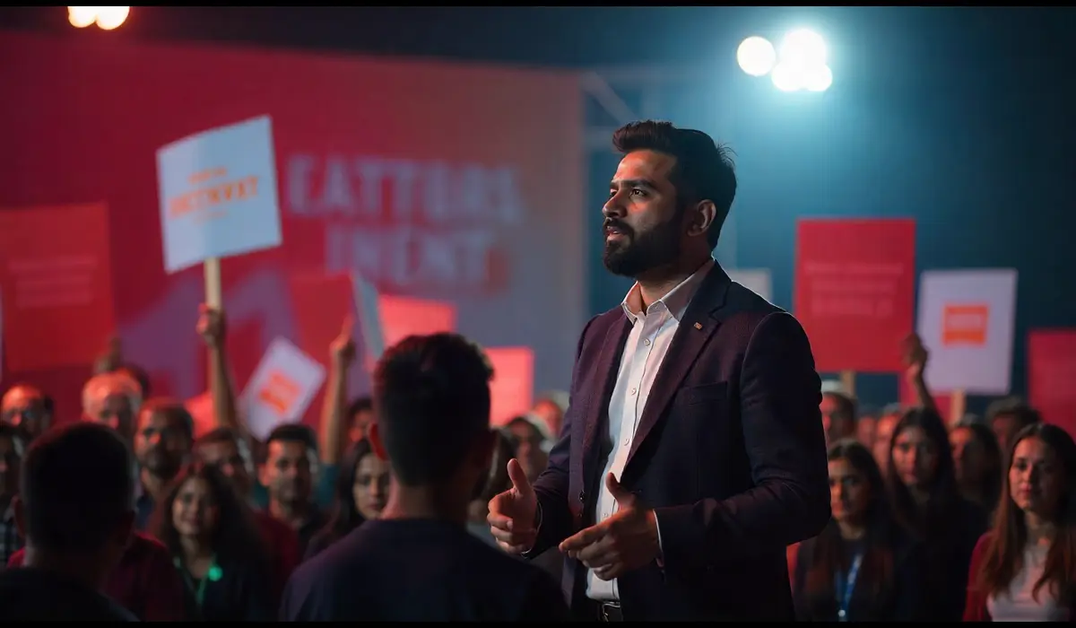 Tejashwi Yadav youth rally Bihar election.