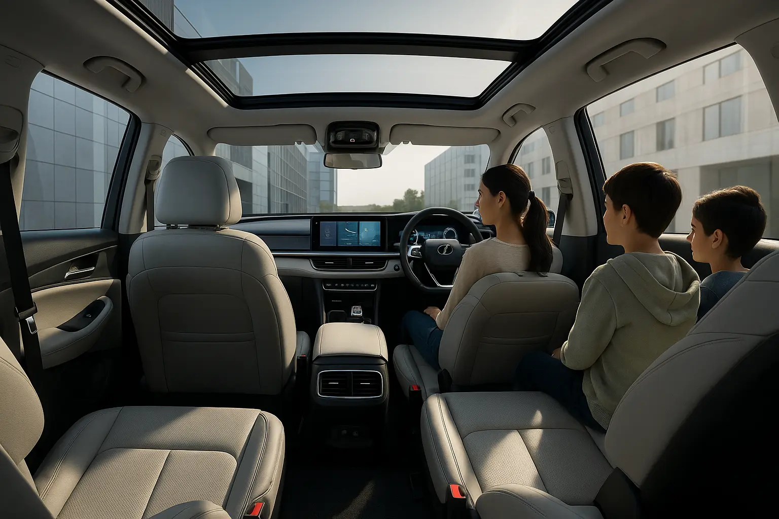 comparison Mahindra XUV700 vs upcoming 7-seater launches India interior