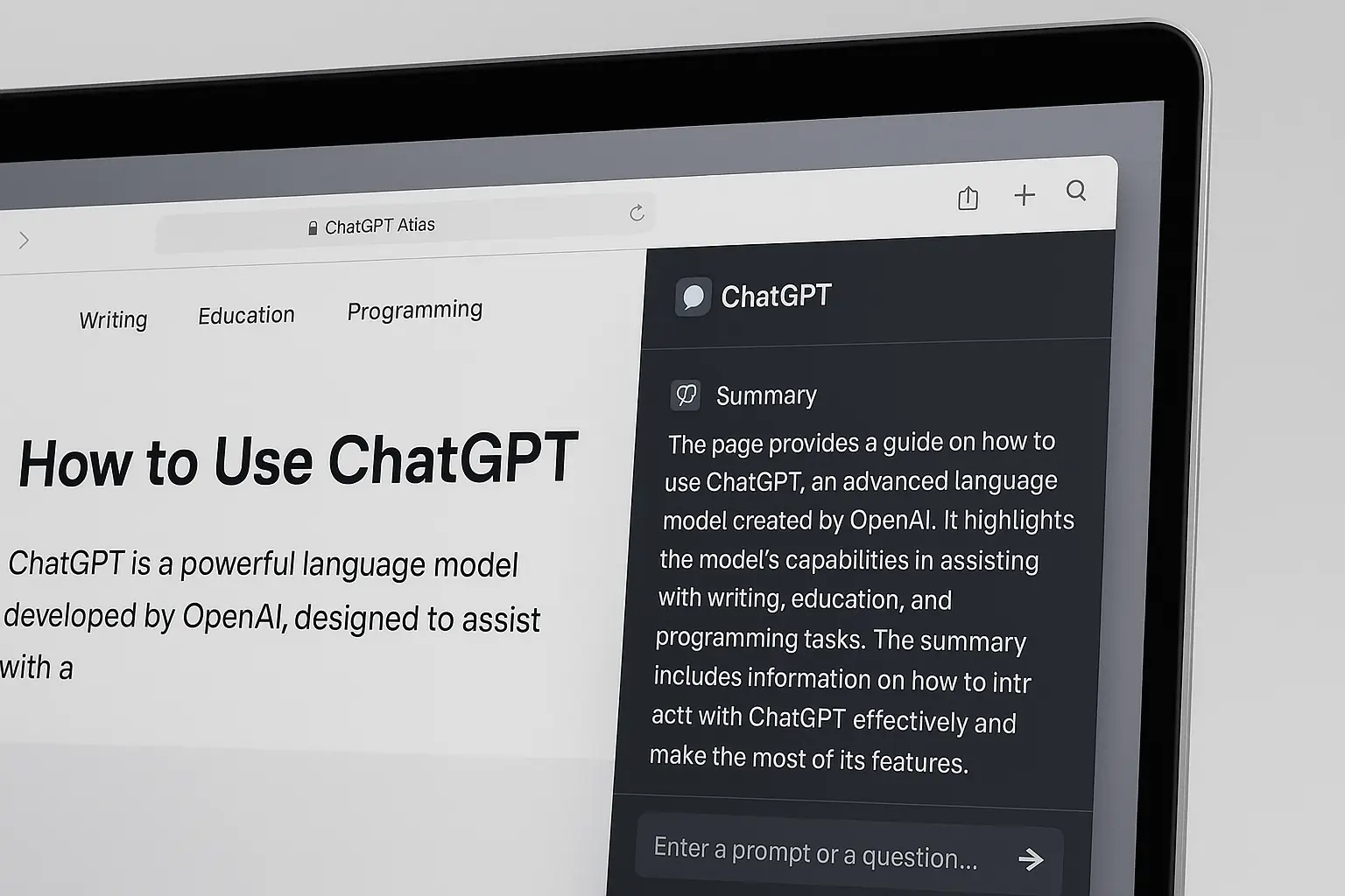 ChatGPT Atlas browser features