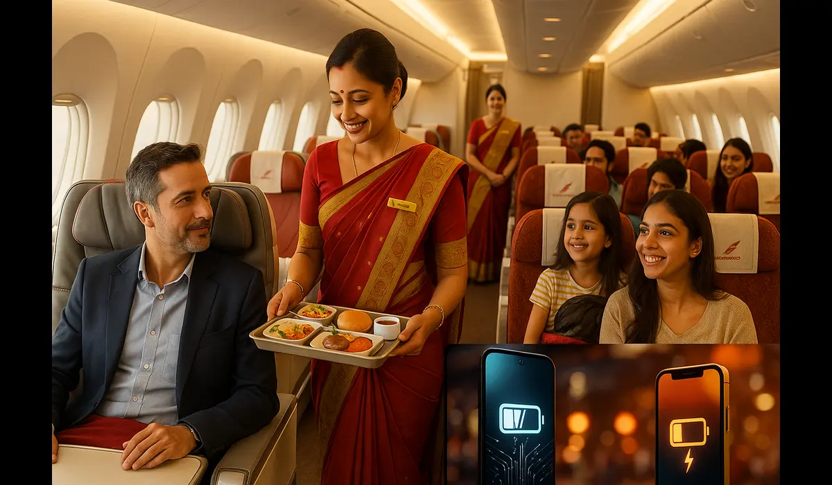 Air India Transformation 2025 new cabin interiors and passenger service.