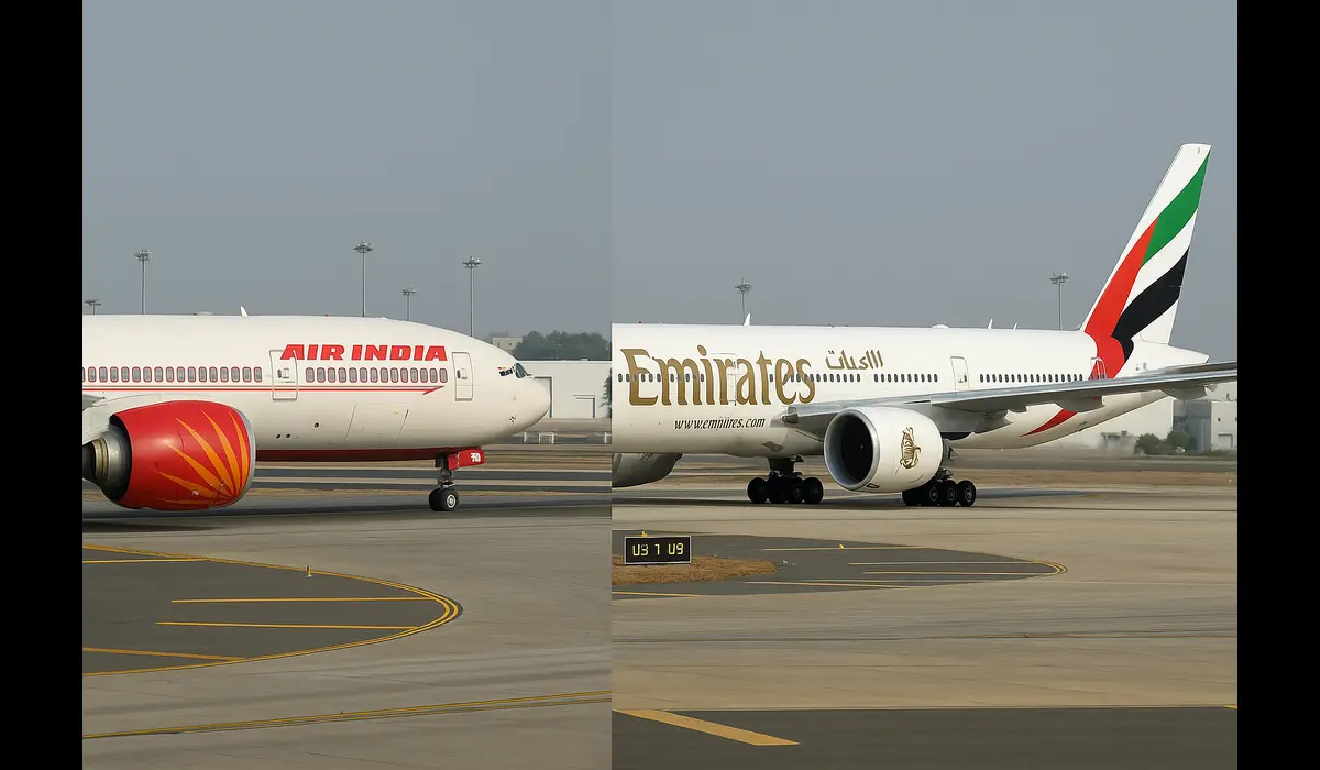 Air India vs Middle Eastern airlines