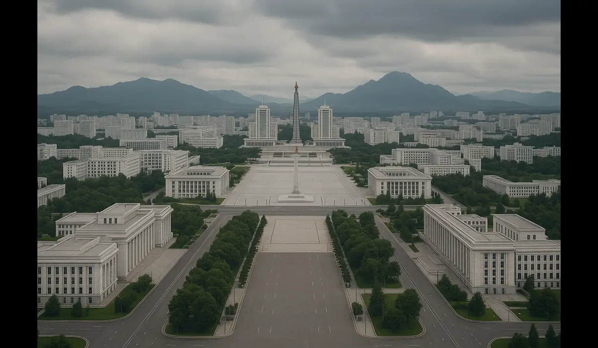 7 Safer and Smarter Alternatives to Visiting North Korea You’ll Wish You Knew Sooner Aerial skyline showing safe alternatives to visiting North Korea with similar architecture and atmosphere.