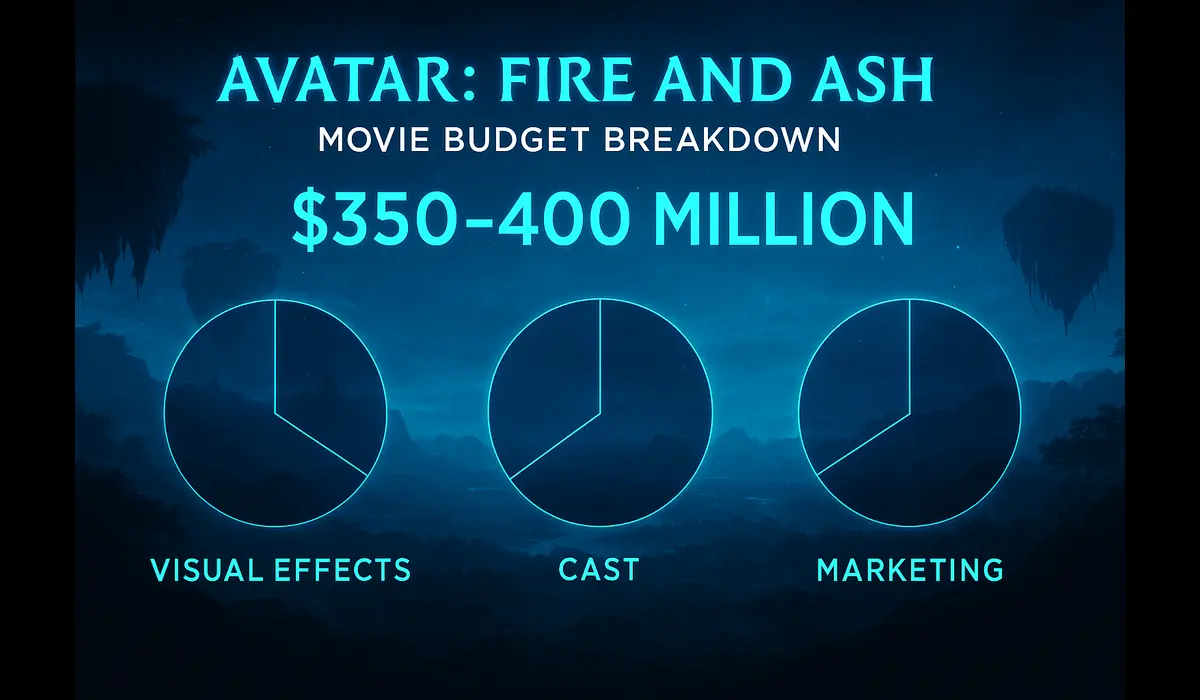  Fire and Ash movie budget breakdown showing VFX, cast, and marketing costs.