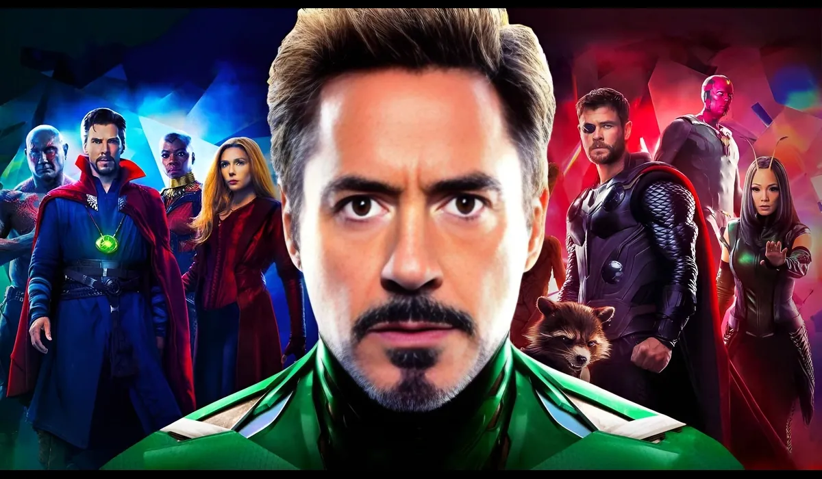 Doctor Doom at the center with Doctor Strange and Captain America Sam Wilson in the Avengers Doomsday poster by Marvel Studios.