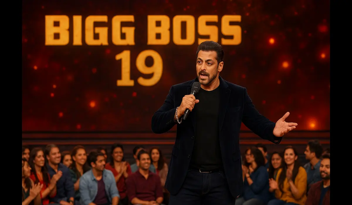 Bigg Boss 19 hosting scene featuring Salman Khan fee impact