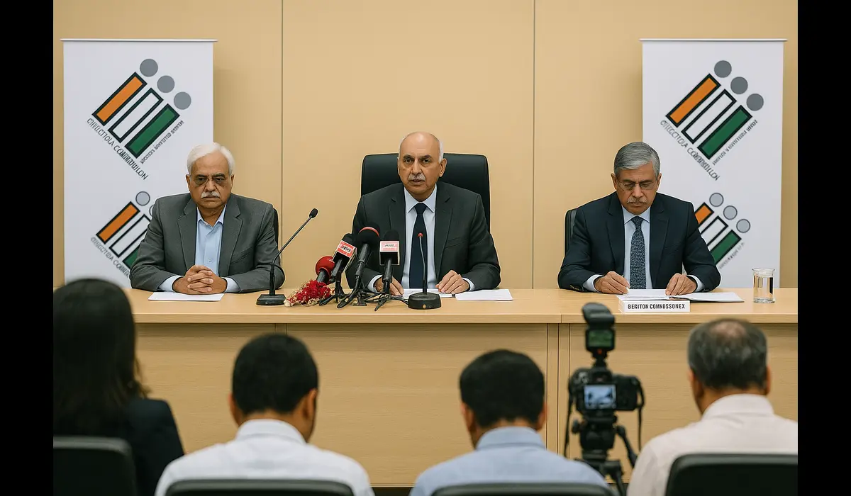 Bihar Election 2025 first phase briefing by election commission