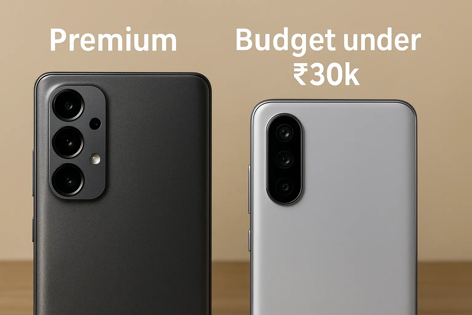 camera smartphone comparison under 30000 India 2025