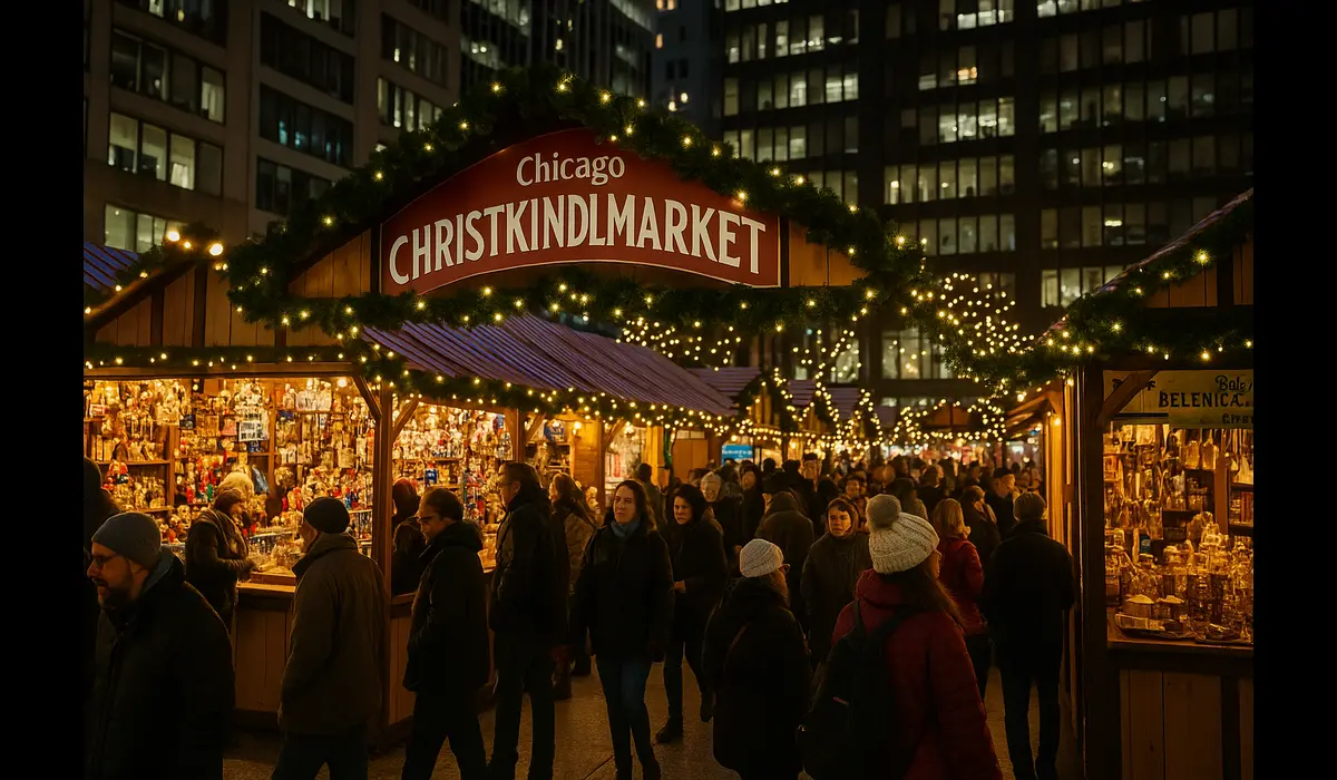 Chicago Christmas market among top Christmas Events in USA.