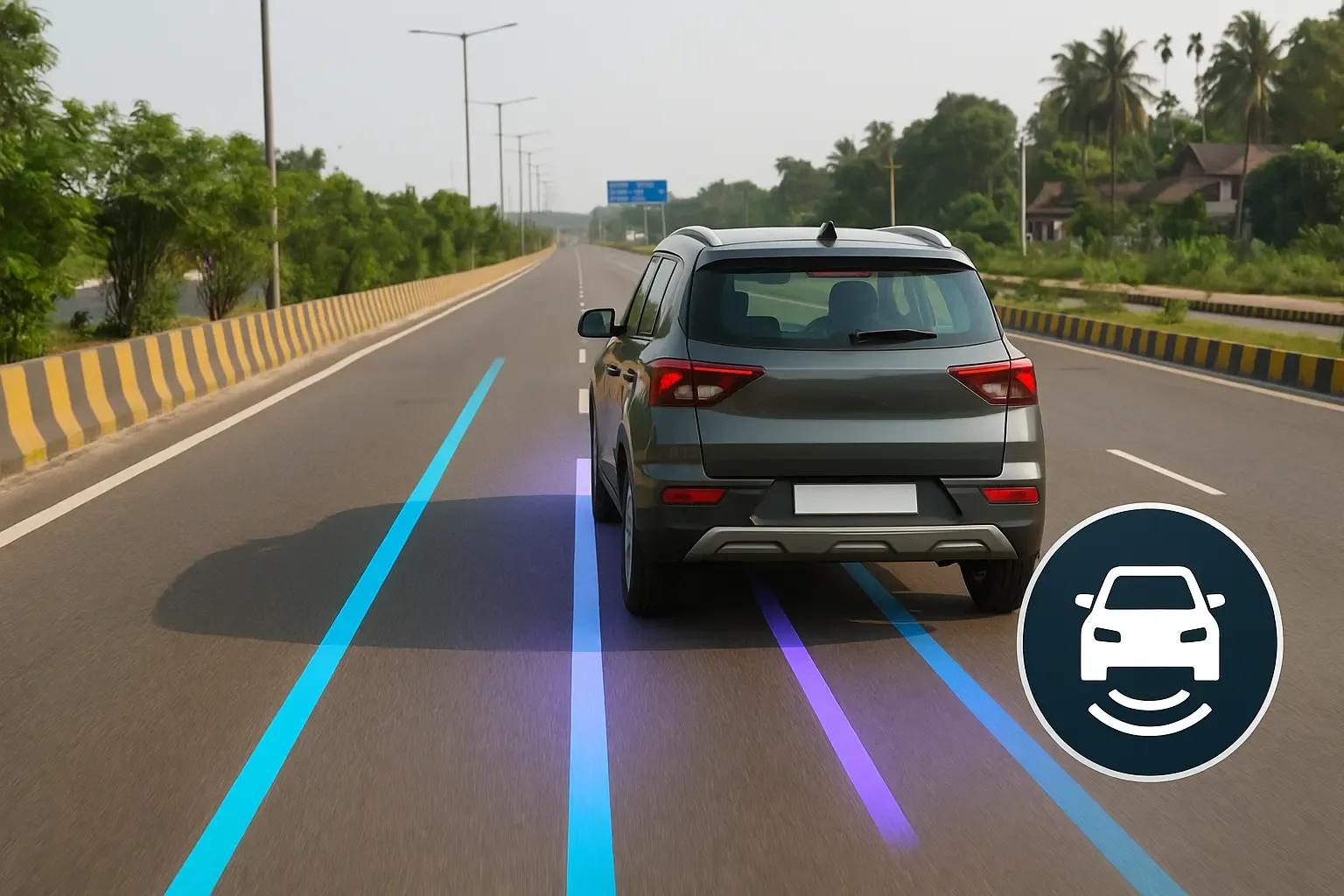 upcoming compact SUV ADAS feature visualization