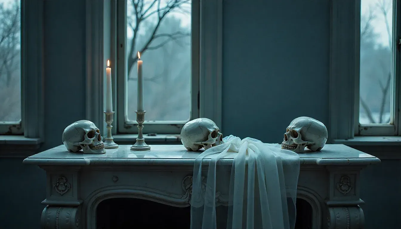 Creepy cloth Amazon Halloween decor