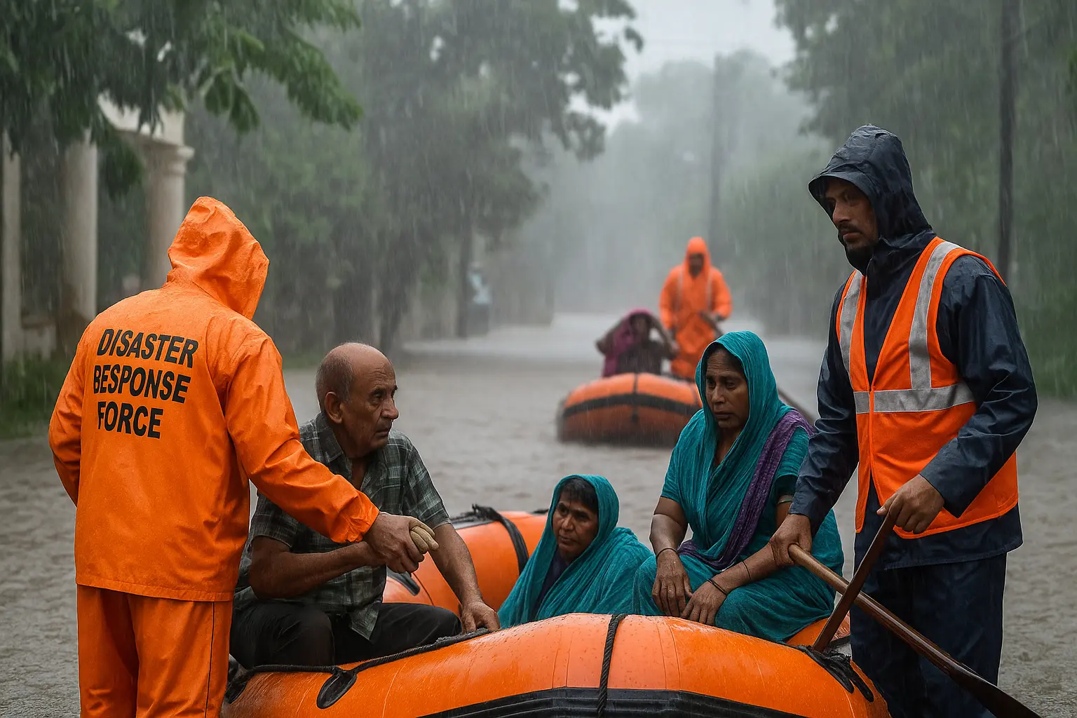 Cyclone Montha rescue operation Andhra Pradesh