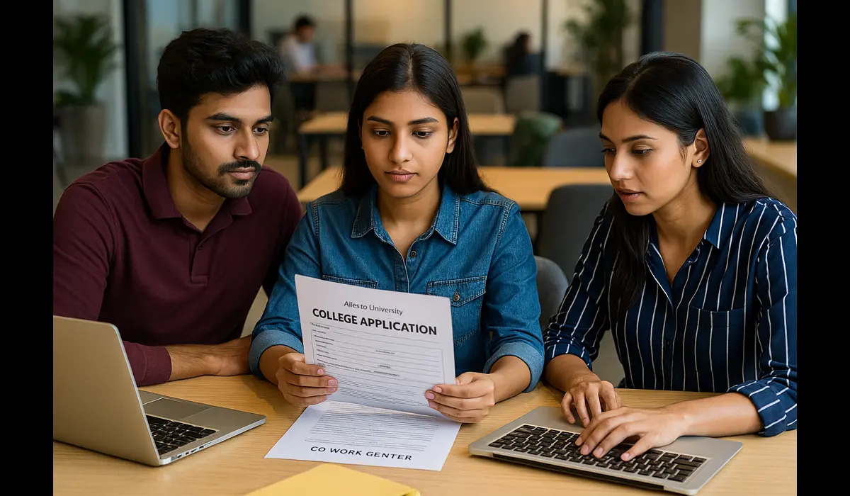 Delhi students applying for U.S. universities