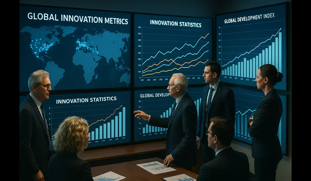 economists discussing innovation-driven growth
