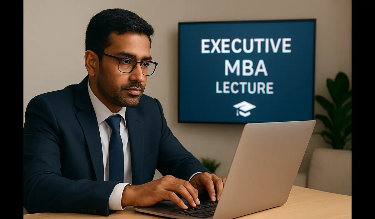 Best Executive MBA Programs in India 2026 – online learning flexibility for professionals.