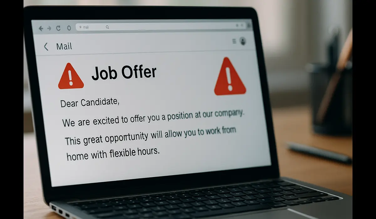 employment scam email example