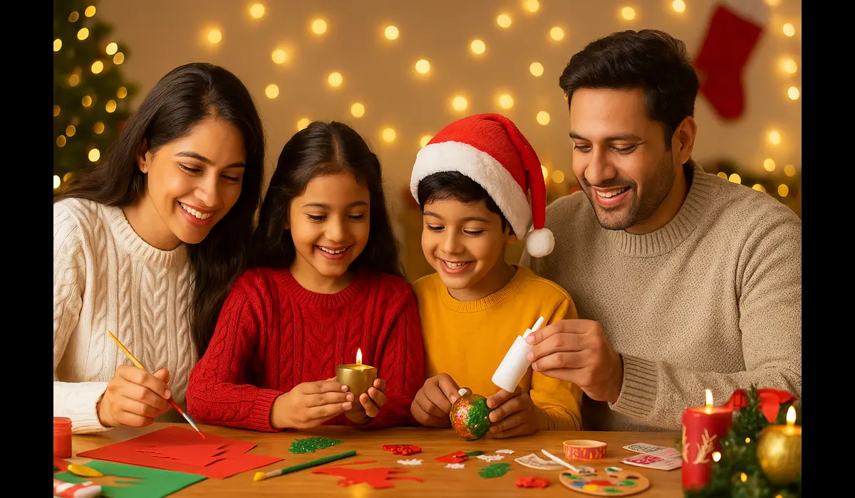 Christmas gift for kids in India — DIY family gift-making fun