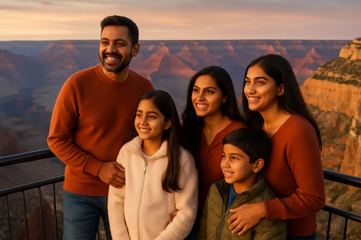 USA road trip itinerary Grand Canyon