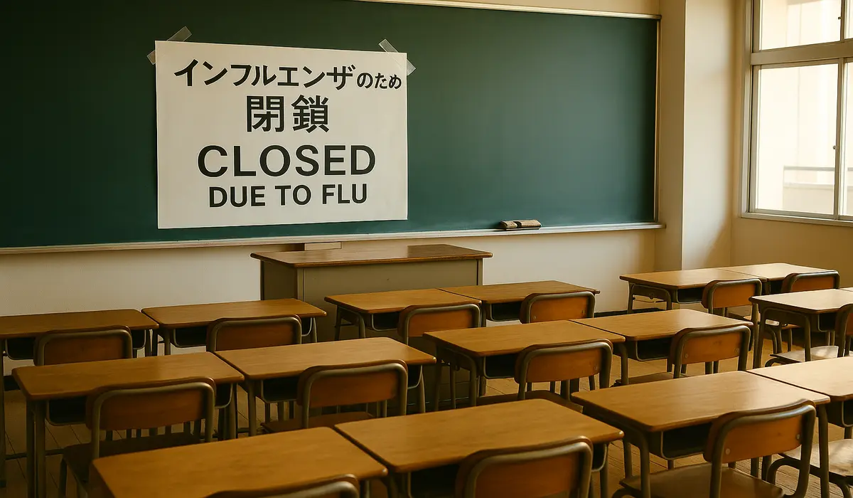 hospital flu epidemic in japan 2025 latest updates medical staff attending patients