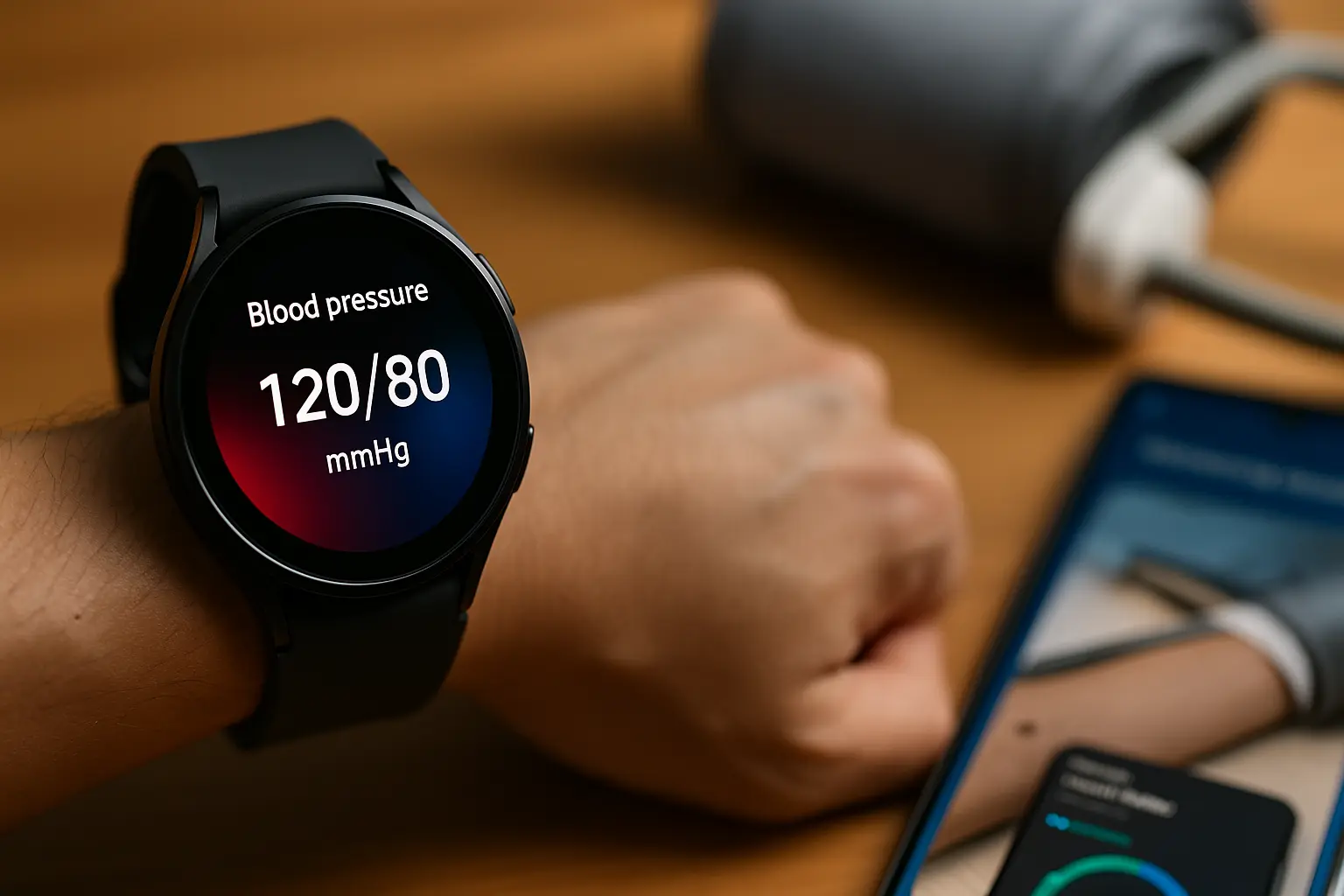 Samsung Galaxy Watch 8 blood pressure tracking feature calibration