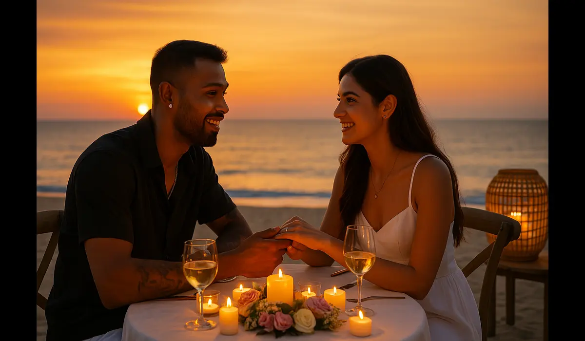 6 Heartwarming Yet Controversial Hardik Pandya Birthday Pictures with Mahieka Sharma Hardik Pandya birthday celebration pictures with Mahieka Sharma