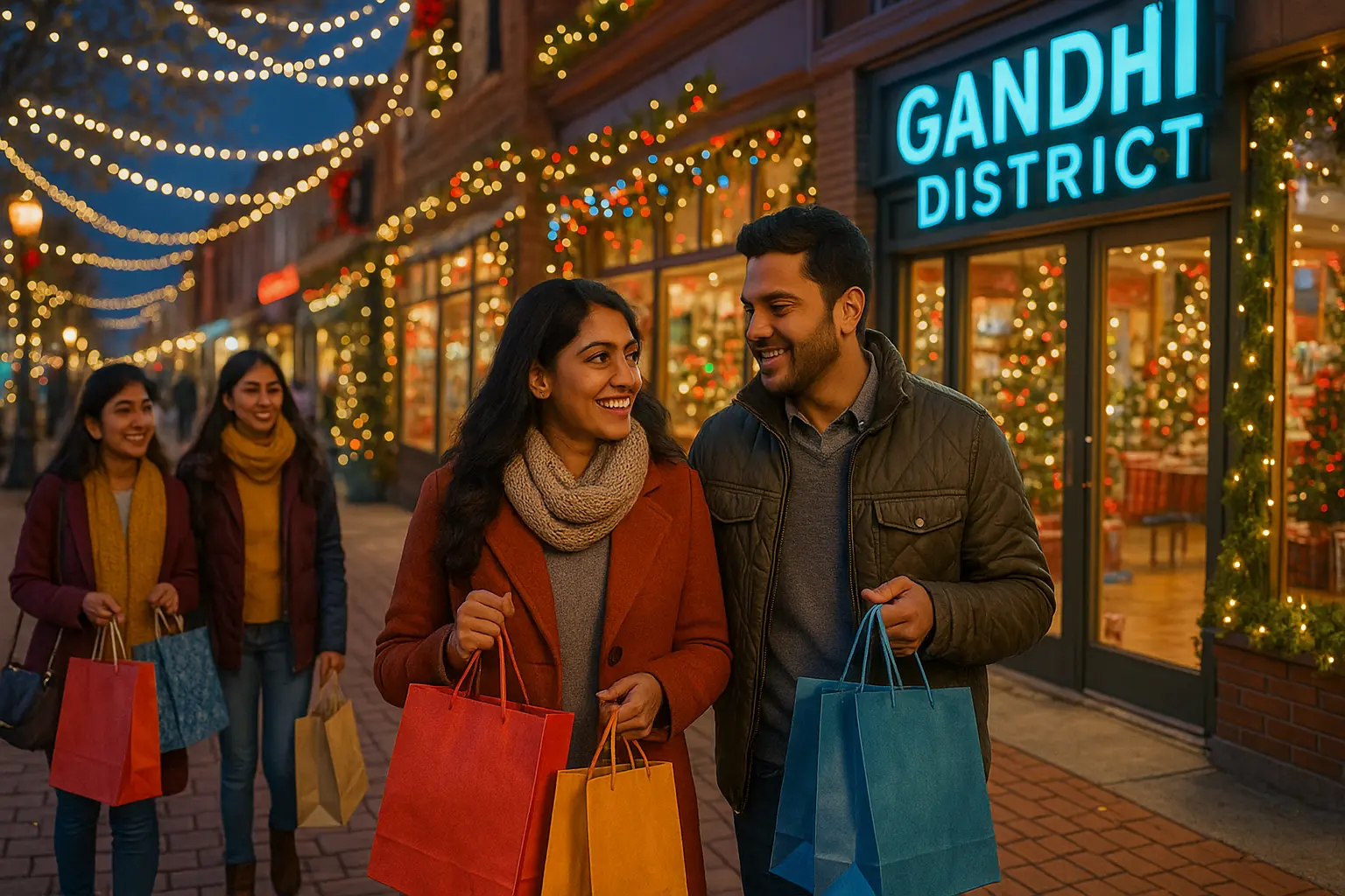 Indian-friendly places in USA Houston Gandhi District