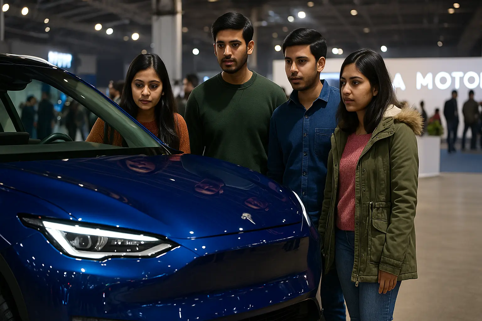 India learning from USA electric cars EV future.