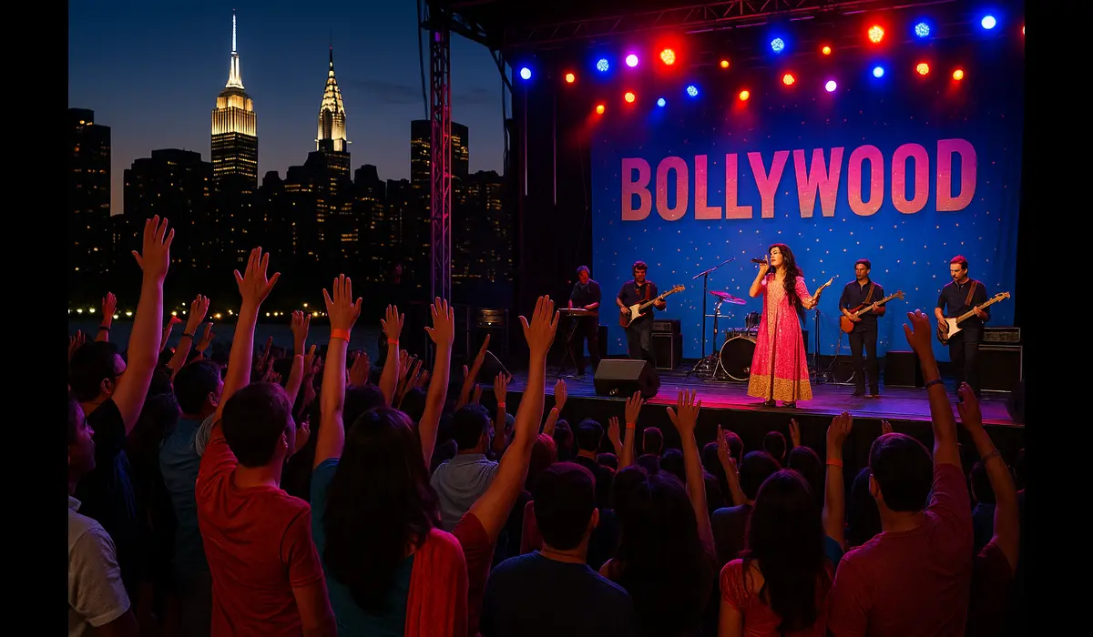 Evergreen Indian hits live in USA concert.