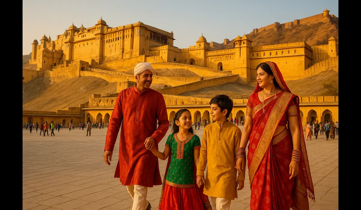 Jaipur heritage family tour during Year-End Travel in India.